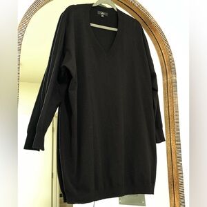 Lulus v neck tunic sweater